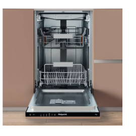 Hotpoint HP6IC11BS7LA0UK - Silver 45cm Integrated Slimline Dishwasher