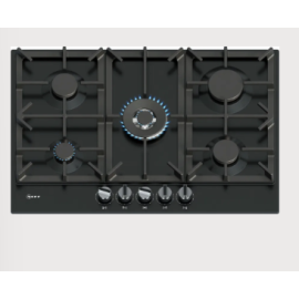 Neff T27CIQ8S0 hob Black Built-in 75 cm Gas 5 zone(s)