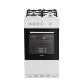 Indesit I5G1KMW 50cm Single Oven Gas Cooker - White 