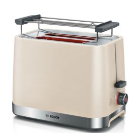 Bosch TAT4M227GB MyMoment Compact Toaster, 2 Slice, Cream