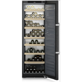 Liebherr Vinidor WSBSI5252 Freestanding Black Steel Multi-Temperature Wine Fridge