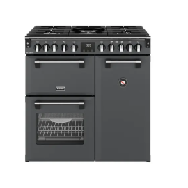 STOVES 444412003 Richmond Deluxe 90cm Dual Fuel Range Cooker - Anthracite