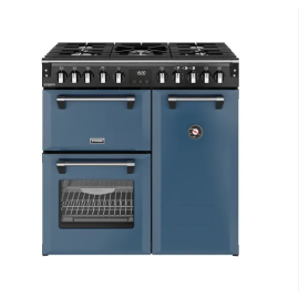 STOVES 444412005 Richmond Deluxe 90cm Dual Fuel Range - Twilight Blue