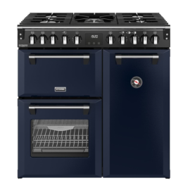 Stoves 444412006 Richmond DX 90cm Dual Fuel Cooker Midnight Blue
