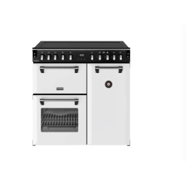 STOVES 444412010 Richmond Deluxe 90cm Induction Range Cooker - Ice White