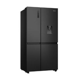 HISENSE PureFlat RS840N4WFE American-Style Smart Fridge Freezer - Black Stainless Steel