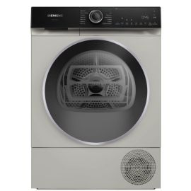 Siemens iQ500 Heat pump tumble dryer 9 kg Silver inox WQ46H2DXGB