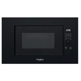 WHIRLPOOL WMF200G NB Built-In Black Kitchen Microwave with Grill, 20L, 800W