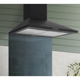 Caple 1000mm Coloured Glass Splashback Panel BLACK