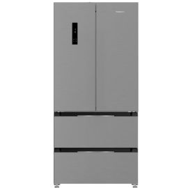 Hotpoint HPG26513XBR4 American Fridge Freezer in Brushed Steel Frost Free