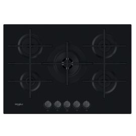 Whirlpool W Collection GOWL758/NB Hob 5 Burners Gas on Glass 75cm - Black