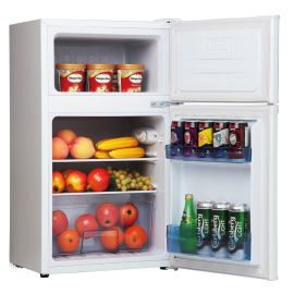 Amica FD1714 50cm freestanding undercounter double door fridge freezer