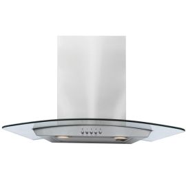 Amica AEC60SS 60cm curved glass extractor