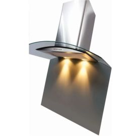 CDA Black Curved Glass Kitchen Splashback For EKP90 900x750mm ASG92KBL