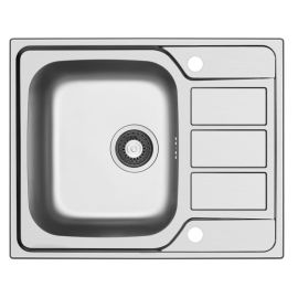 CDA KA55SS Stainless steel single bowl sink with mini drainer