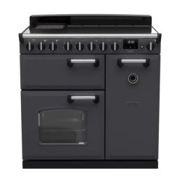 Rangemaster CLDL90EIPSLT/CM1 Classic Deluxe 90cm Induction Range Cooker - Slate