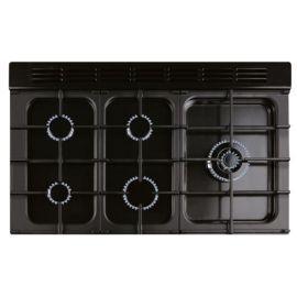 Rangemaster CLDL100DFPSTB/CM1 100cm Dual Fuel Range Cooker Classic Deluxe Stone Blue / Chrome, A Rated