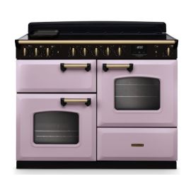 Rangemaster CLDLO110EIPHTH/AB1 110cm Induction Range Cooker Classic Deluxe Heather / Antique Brass, A Rated