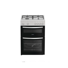 Indesit ITG6GW 60cm Gas Twin Cooker - White