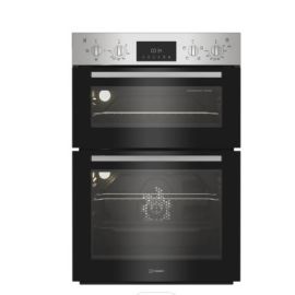 Indesit DII 10D IX Built In Electric Fan Double Oven - Stainless Steel