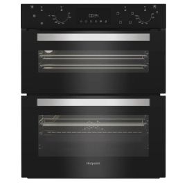 Hotpoint 72cm Built Under Double Fan Oven with Enamel Liners