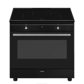 Smeg 90x60 cm Concert Classic Full Electric Cooker with Induction Hob CX91IMBL