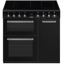 Smeg CX93IMBL 90cm Concert Classic Full Electric Cooker with Induction Hob