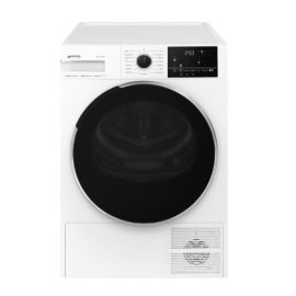 Smeg 60cm Heat pump condenser Free-standing tumble dryer, White DNP83SEUK
