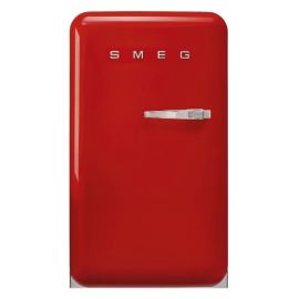 Smeg 50's Style Freestanding Minibar Fridge Freezer FAB10LRD6 Red