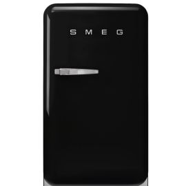 Smeg FAB10RBL6 Black Minibar Refrigerator One Door, Free standing 50's Style