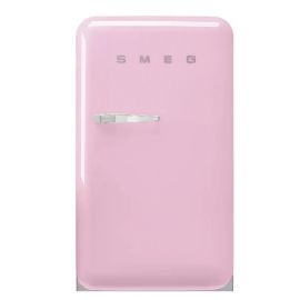 Smeg 50's Style Freestanding Minibar Fridge Freezer FAB10RPK6 Pink