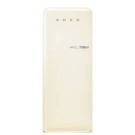 Smeg FAB28LCR6UK Retro Tall Fridge with Ice Box, Cream, C Rated