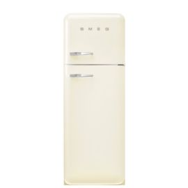 Smeg FAB30RCR6UK Retro Static Fridge Freezer, 80/20, Cream, C Rated