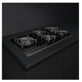 Smeg Dolce Stil Novo 90cm 5 Zones Gas Hob | PV695LCNR 
