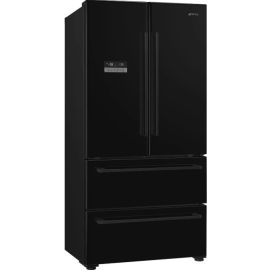 Smeg FQ55FNDE Freestanding American Fridge Freezer - Black - E Rated