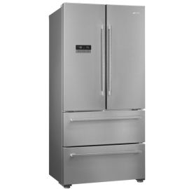 Smeg FQ55FXDE Frost Free American Fridge Freezer - Stainless Steel - E Rated
