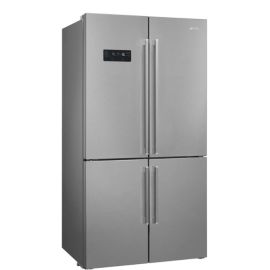 Smeg Universal FQ60XDE Freestanding American Fridge Freezer - Stainless Steel Look - E Rated