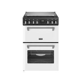 Stoves DX MRA RICH 60DF IWH Dual Fuel Cooker with Double Oven, White