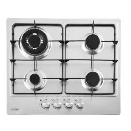 Belling GHU603RI 444411635 - Stainless Steel 4 Burner Gas Hob - 3.6kW Wok Burner