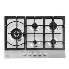 Belling GHU753CI Stainless Steel 75cm 5 Burner Gas Hob