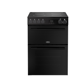 Belling PROV BEL FSA VISION 60Ei Induction Electric Cooker with Double Oven, Black
