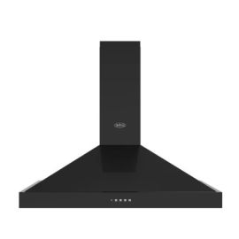 Belling BEL Farmhouse Chim 110PYR 110cm Chimney Cooker Hood - Black
