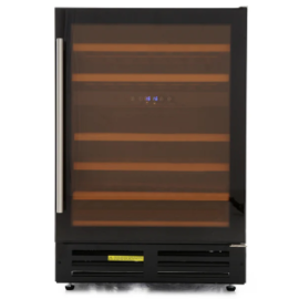 GDHA 600BLKWC Blk 444443283 - Black 46 Bottle Wine Cooler - G Energy Rated