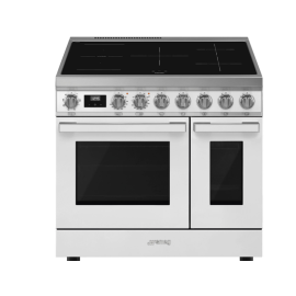 Smeg Portofino Full Electric Cooker with Induction Hob White CPF92IMWH