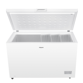 Hotpoint Low Frost Chest Freezer with Freezer Protect and Electronic Control - White - 112CM - 308L
