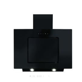 CDA EVA70BL 70cm Chimney Cooker Hood, Black