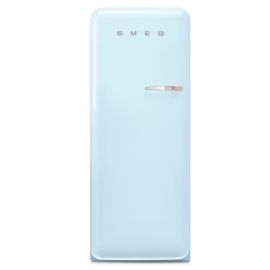 Smeg 244 Litre Fifties Style Left Hand Hinge Freestanding Fridge With Ice Box – Pastel Blue