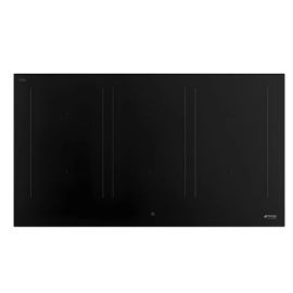 Smeg SIM3964N - Black 90cm Vented Hob - 6 Cooking Zones - Induction
