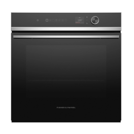 Fisher & Paykel OB60SD9PLX1 Wifi Connected Built In Electric Single Oven with Pyrolytic Cleaning - Black / Stainless Steel