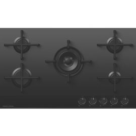 Fisher & Paykel CG905DNGGB4 90cm Gas Hob - Black Glass